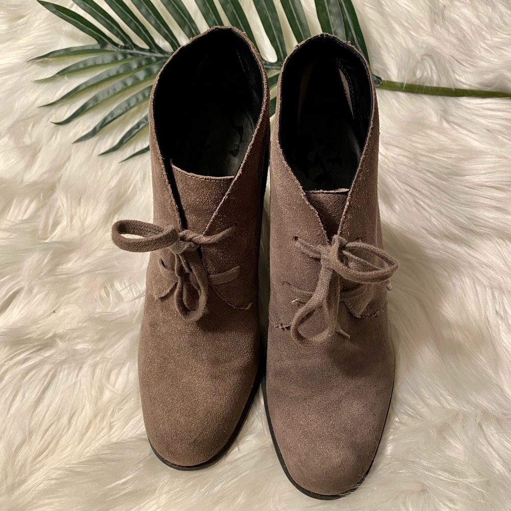 FRANCO SARTO SUEDE “NASHVILLE” LACE UP BOOTIES 8.5 - Picture 13 of 16